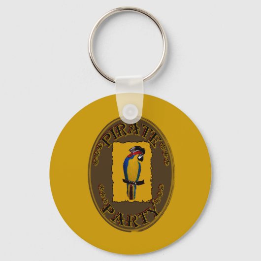 PIRATENPARTIJ SLEUTELHANGER (Voorkant)