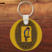 PIRATENPARTIJ SLEUTELHANGER (Voorkant)