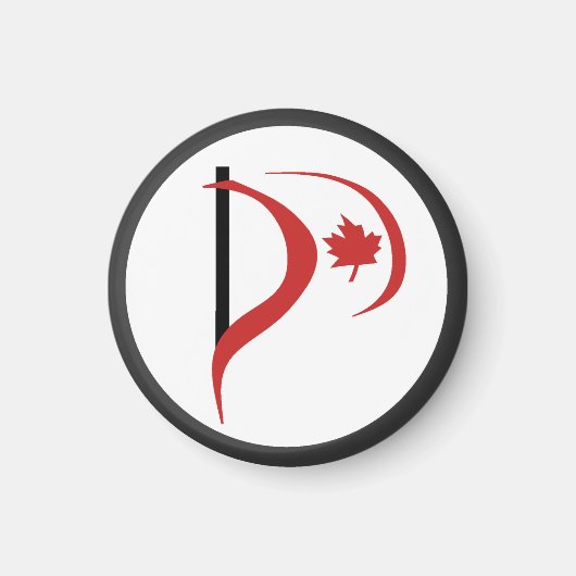 Piratenpartij van Canada magneet (Voorkant)