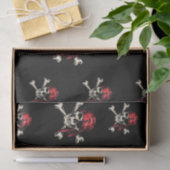 Piratenpartij Volwassen Zoute Skulls Tissuepapier (Geschenk)