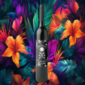 piratenpartijschip wijn etiket