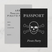 piratenpaspoort kaart (Voorkant / Achterkant)
