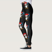 Piratenpinguïn en een papegaai leggings (Links)
