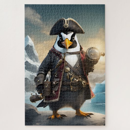 Piratenpinguïn Legpuzzel (Verticaal)
