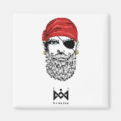 piratenpremie magneet (Voorkant)