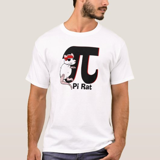 piratenrat op de pi-dag t-shirt (Voorkant)