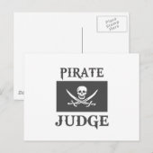 piratenrechter briefkaart (Voorkant / Achterkant)