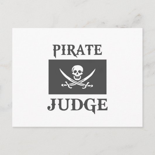 piratenrechter briefkaart (Voorkant)