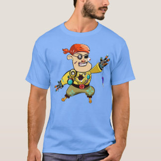 piratenrobot t-shirt