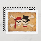 piratenrol briefkaart (Voorkant / Achterkant)