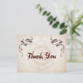 Piratenschat Bruiloft Bedankkaart (Staand voorkant)