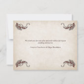 Piratenschat Bruiloft Bedankkaart (Achterkant)