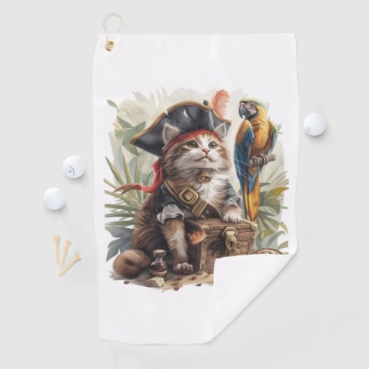 piratenschat golfhanddoek (Insitu)