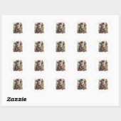 piratenschat ronde sticker (Vel)