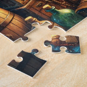Piratenschatkamer Nautilus Goud & Kaarten Legpuzzel (Zijkant)