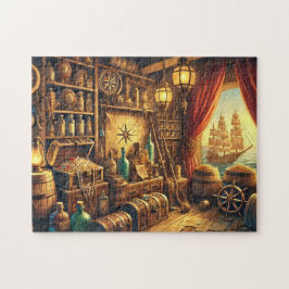 Piratenschatkamer Nautilus Goud & Kaarten Legpuzzel
