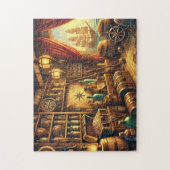 Piratenschatkamer Nautilus Goud & Kaarten Legpuzzel (Verticaal)