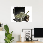 Piratenschatkist 1 poster (Thuiskantoor)