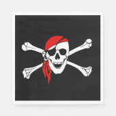 Piratenschedel en kruisgraten servetten (Voorkant)