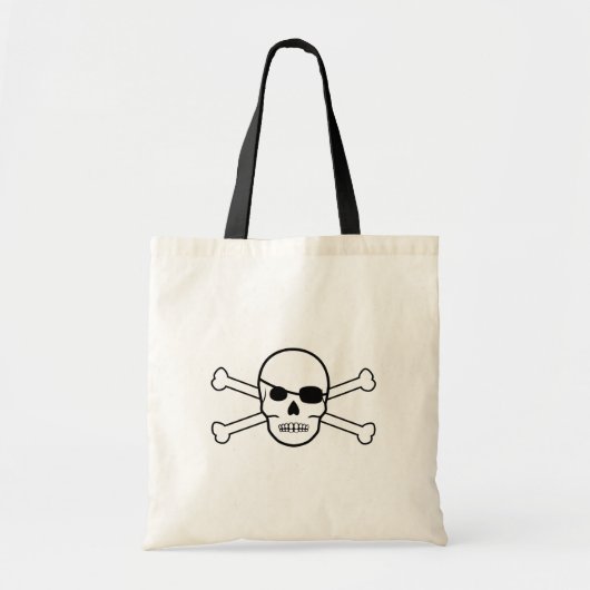 piratenschedel en kruisgraten tote bag (Voorkant)