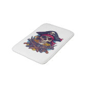 Piratenschedel Schat Badmat (Gekanteld)
