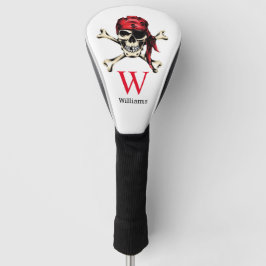 Piratenschedelmonogram Golfheadcover