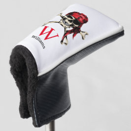 Piratenschedelmonogram Golfheadcover