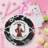 Piratenschedels Papieren Borden Bordje (Feest)