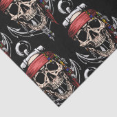 piratenschedels tissuepapier (Detail)