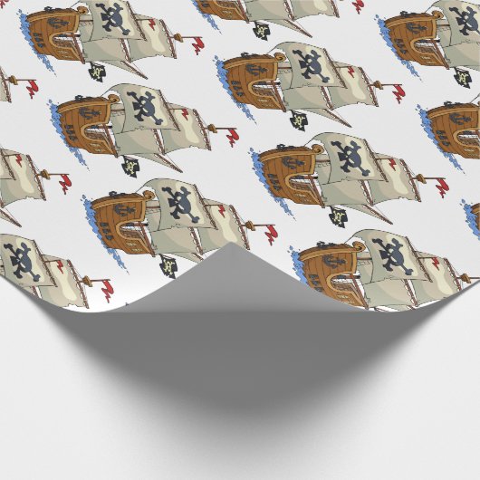  piratenschepen inpakpapier (Hoek)