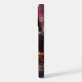 Piratenschip bij zonsopgang/zonsondergang iPhone hoesje (Linkerkant)