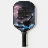 Piratenschip bliksem aardbeienmaan Personaliseren Pickleball Paddle (Voorkant)