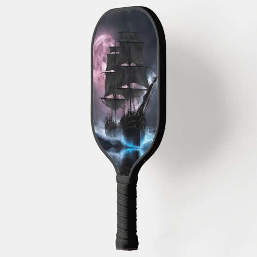 Piratenschip bliksem aardbeienmaan Personaliseren Pickleball Paddle (Links)