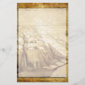 piratenschip briefpapier (Voorkant)