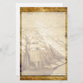 piratenschip briefpapier (Voorkant / Achterkant)