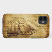 piratenschip Case-Mate iPhone case (Achterkant (horizontaal))