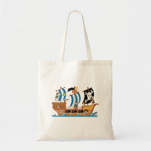 Piratenschip corsair tote bag (Voorkant)