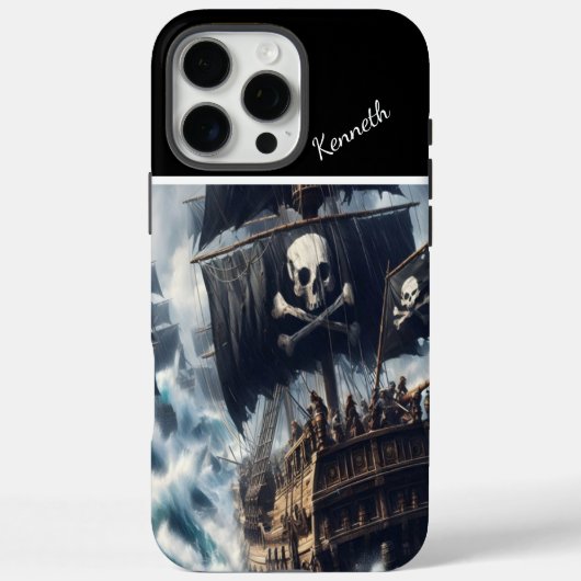 Piratenschip daagt het Storm Case-Mate iPhone Case (Achterkant)