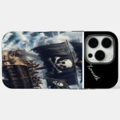 Piratenschip daagt het Storm Case-Mate iPhone Case (Achterkant (horizontaal))