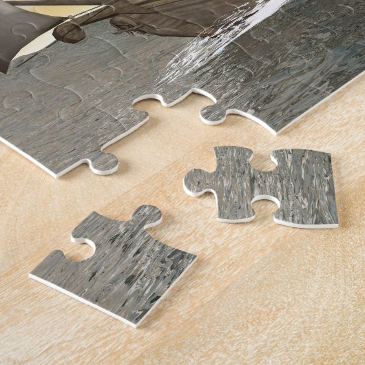 Piratenschip dat vertrekt - 3D render.j Legpuzzel (Zijkant)