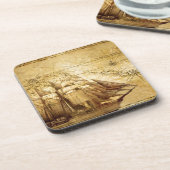 piratenschip drankjes onderzetter (Linkerzijde)