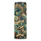 Piratenschip en Zee Dragons Thermosbeker (Achterkant)