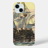  Piratenschip, Galleon Sailing on the Ocean Case-Mate iPhone Case (Achterkant)