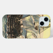  Piratenschip, Galleon Sailing on the Ocean Case-Mate iPhone Case (Achterkant (horizontaal))
