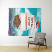 Piratenschip Galleon Verjaardagsfeestje Achtergron Wandkleed (In Situ (horizontaal))