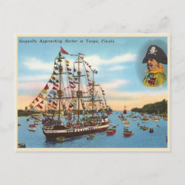 piratenschip Gasparilla Briefkaart