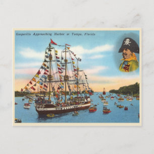 piratenschip Gasparilla Briefkaart