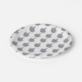 Piratenschip Gelukkige Verjaardag Papieren Bordje (Gekanteld)