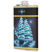 Piratenschip glijdt op Night's Shimmering Heupfles (Links)