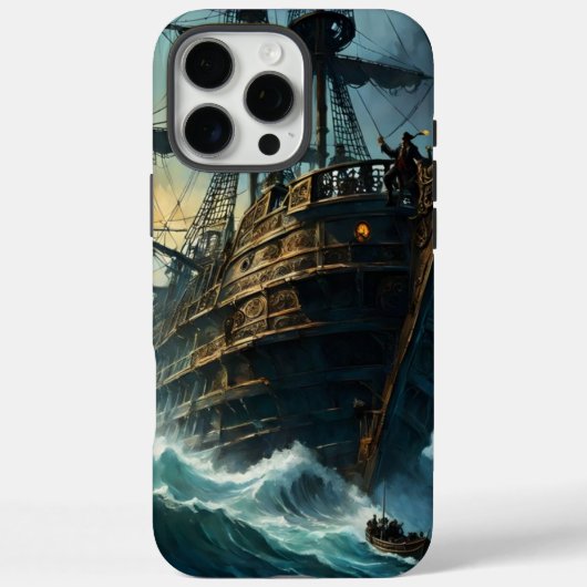 Piratenschip in de kelder van de galjoen Case-Mate iPhone case (Achterkant)